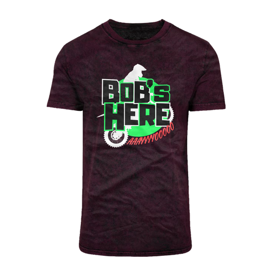 "Bob's Here" Bobby Flaco - USA Acid Washed T-Shirt