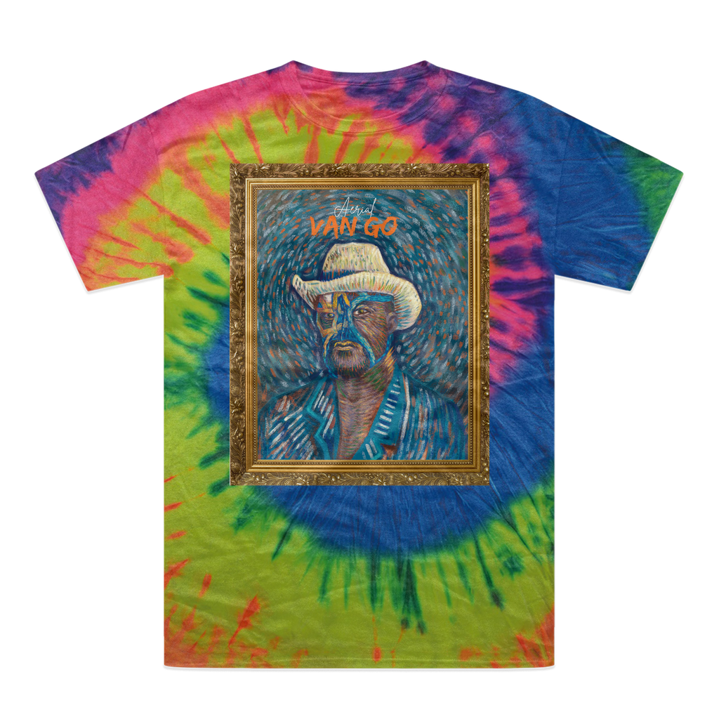 "Self Portrait" - Aerial Van Go (USA) Tie-Dye T-Shirt