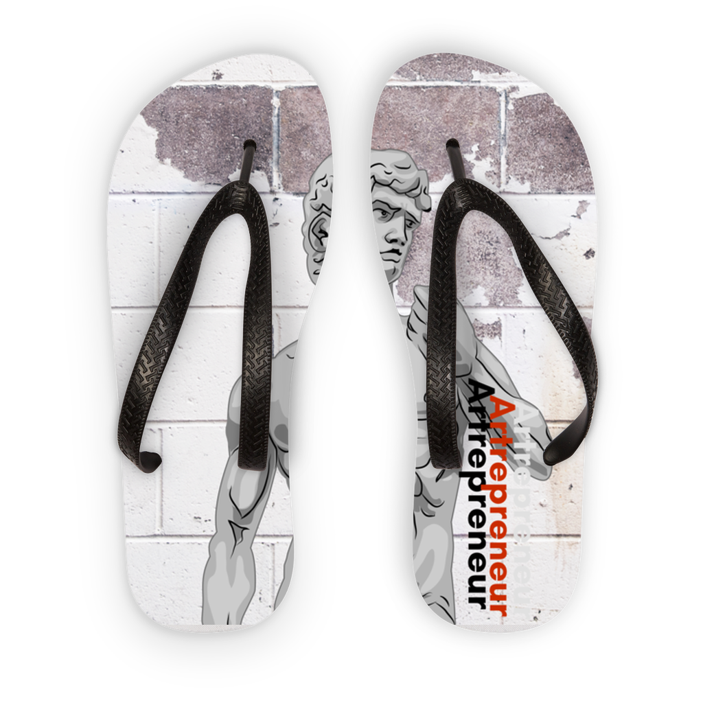 Aerial Van Go "Artrepreneur" (USA) Youthwear Flip Flops