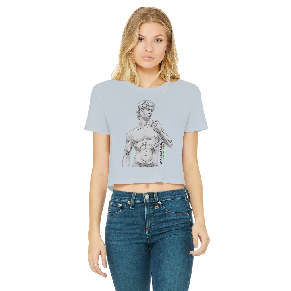 Aerial Van Go "Artrepreneur" (USA) Women's Wear Crop Top