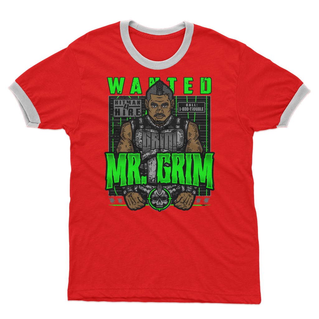 MR. Grim "Wanted" Ringer Tee