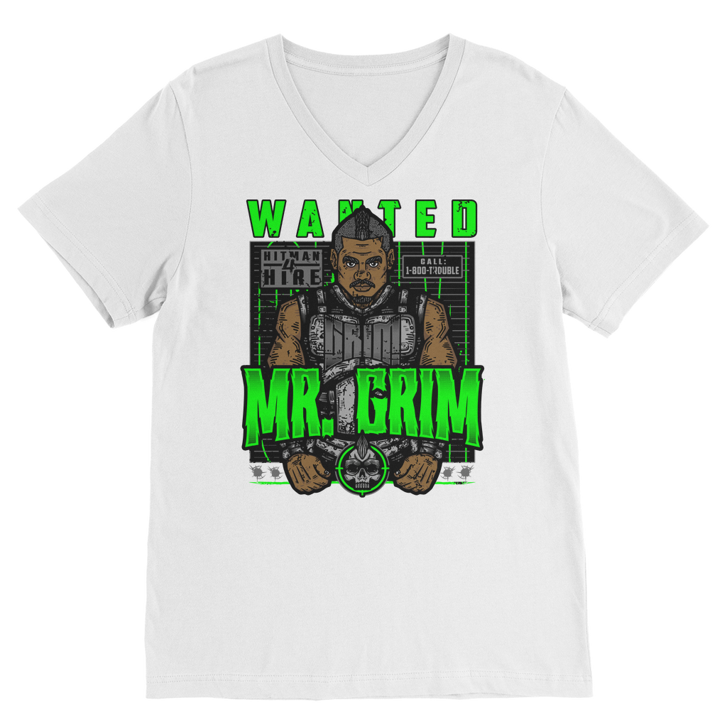 MR. Grim "Wanted" V Neck Tee