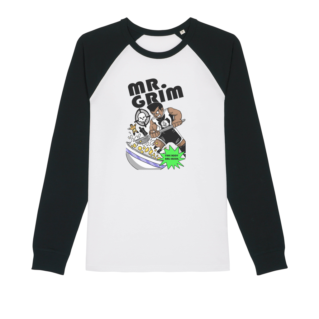 MR. Grim "Special Cereal" (USA) Premium Raglan Long Sleeve Shirt