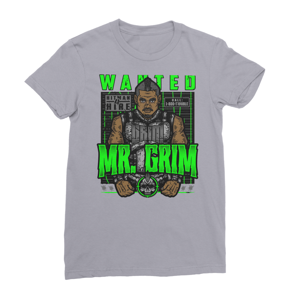 MR. Grim "Wanted" Premium Jersey Women's WearTee