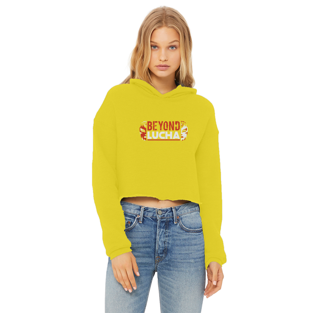 Beyond Lucha Women's Wear Crop Top Hoodie