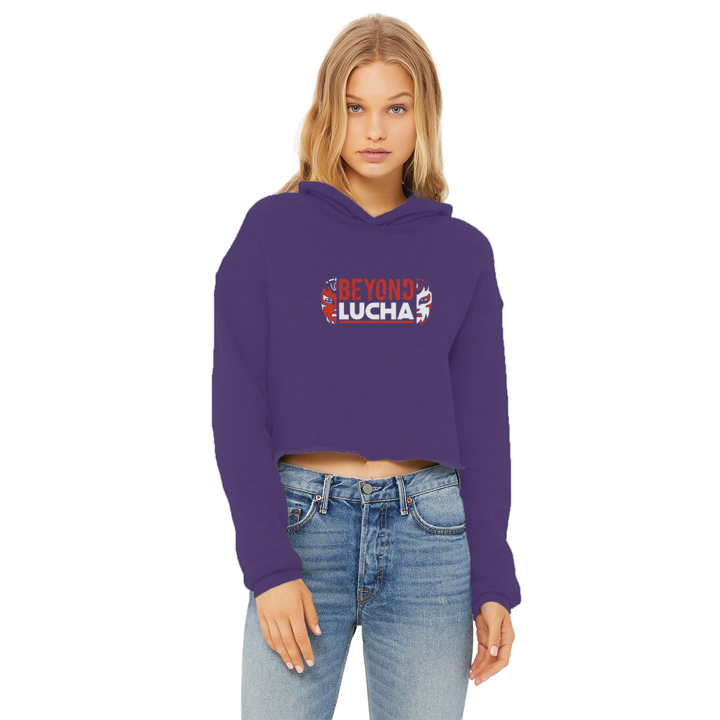 Beyond Lucha Women's Wear Crop Top Hoodie