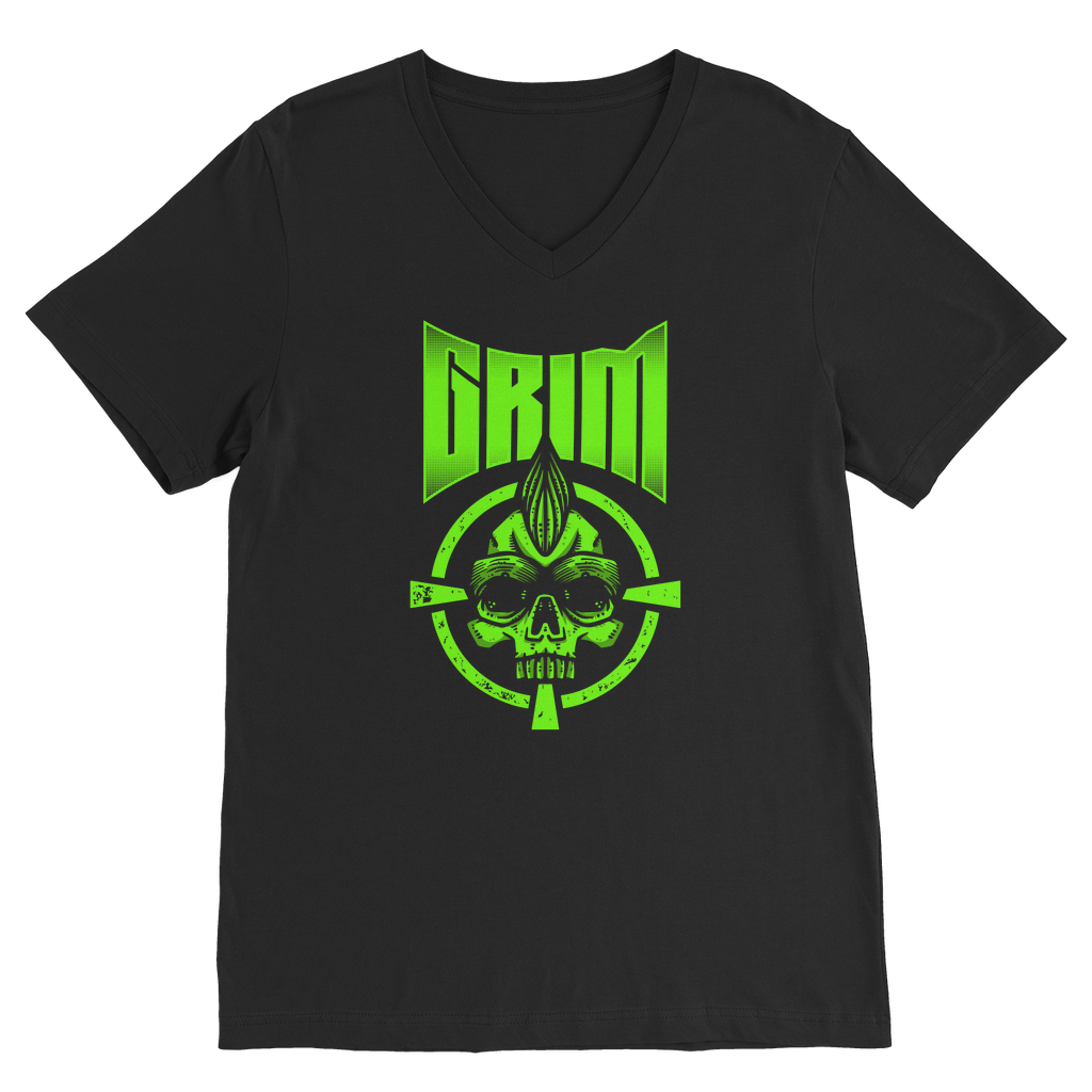 Mr. Grim "Target" Unisex V Neck Tee