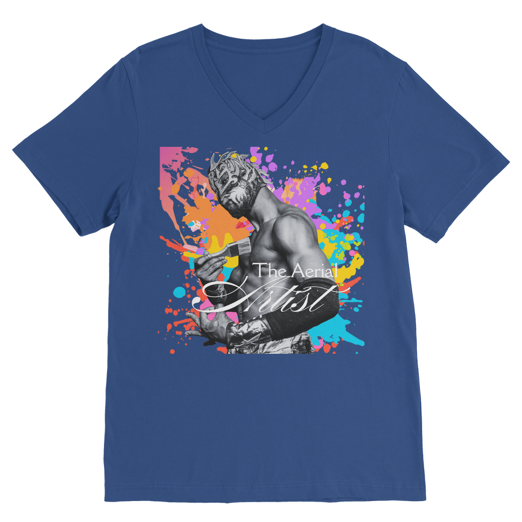 "THE Artist" - Aerial Van Go V Neck Tee