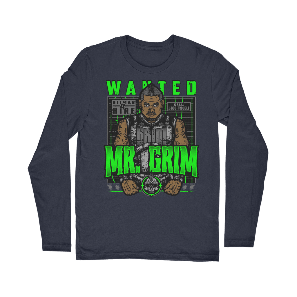 MR. Grim "Wanted" Unisex Long Sleeve Tee