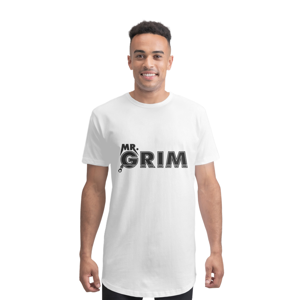 MR. Grim "Zipped Up" Premium Long Body T-Shirt