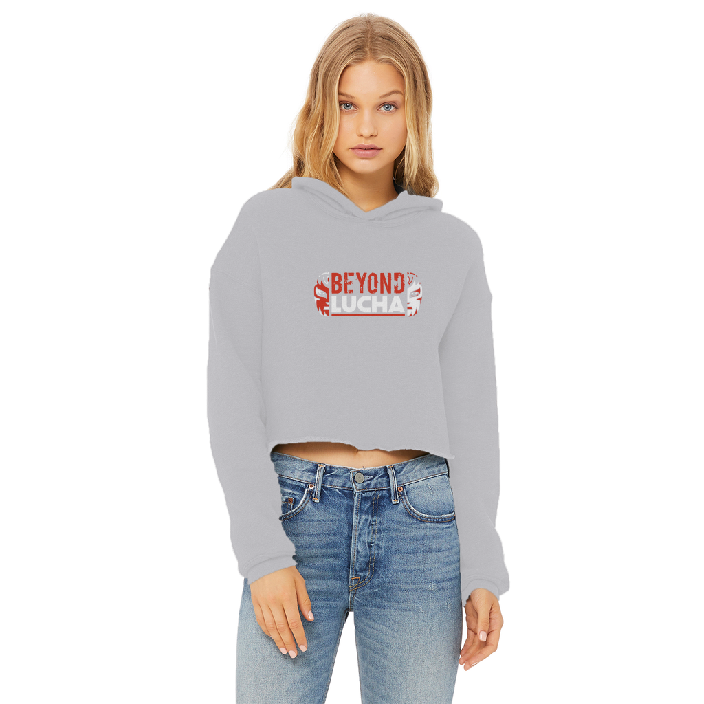 Beyond Lucha Women's Wear Crop Top Hoodie