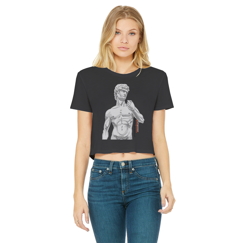 Aerial Van Go "Artrepreneur" (USA) Women's Wear Crop Top