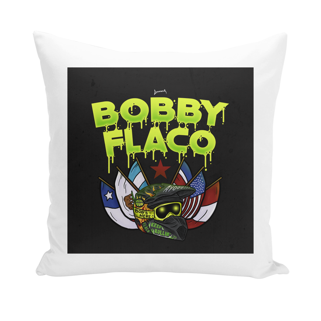 Bobby Flaco (USA) "World Tour" Throw Pillow