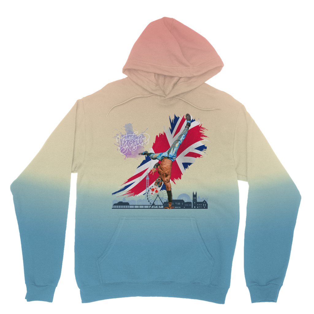 "Van Go to UK" - Aerial Van Go Tie Dye Hoodie