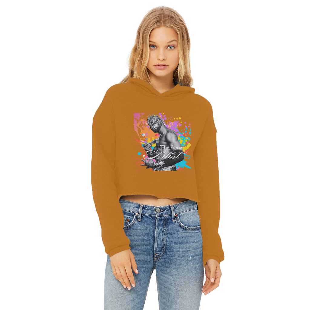 "THE Artist" - Aerial Van Go Women's Wear Crop Top Hoodie