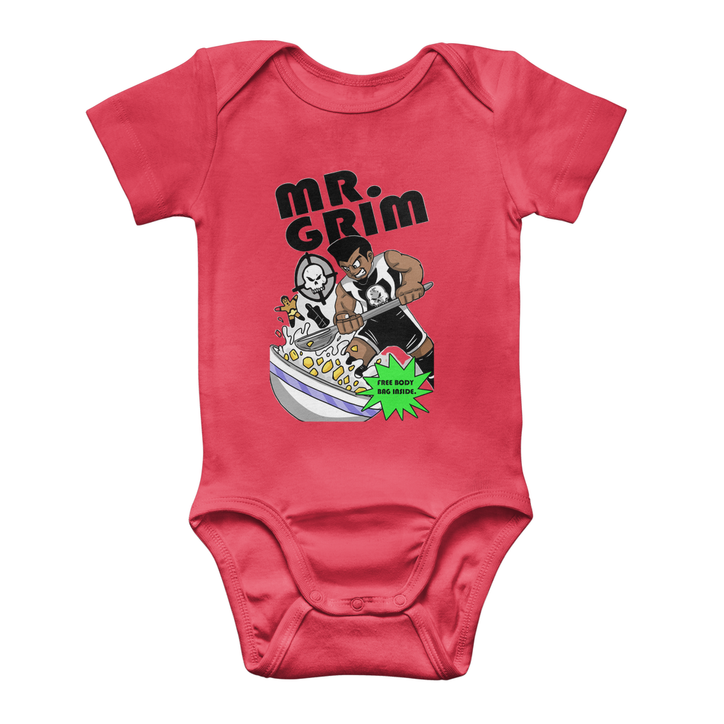 MR. Grim "Special Cereal" (USA) Baby Onesie