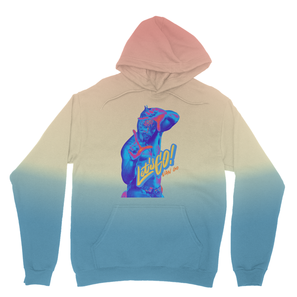 "Let's Go Van Go - Aerial Van Go Tie Dye Hoodie