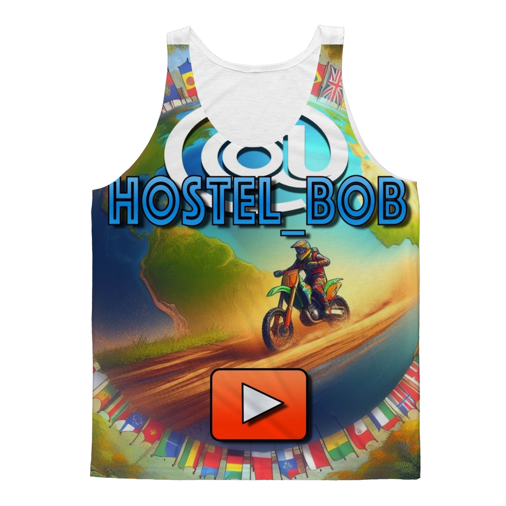 "Hostel Bob" - Bobby Flaco - USA Unisex Tank Top