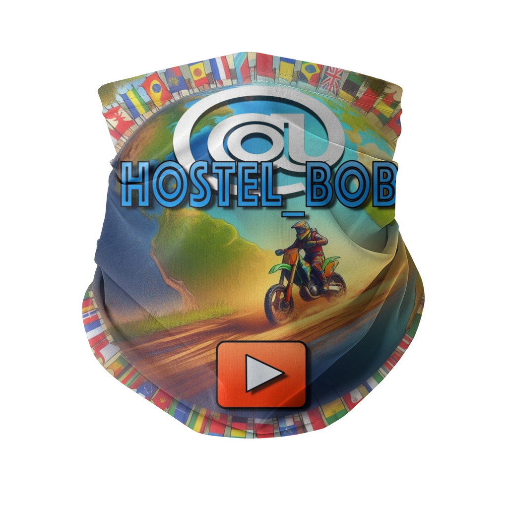 "Hostel Bob" - Bobby Flaco - USA Neck Gaiter