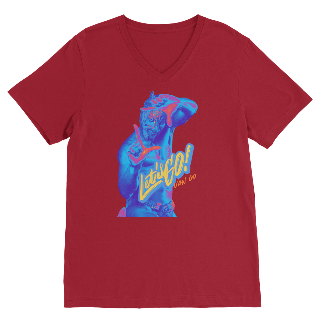 "Let's Go Van Go - Aerial Van Go Unisex V Neck Tee