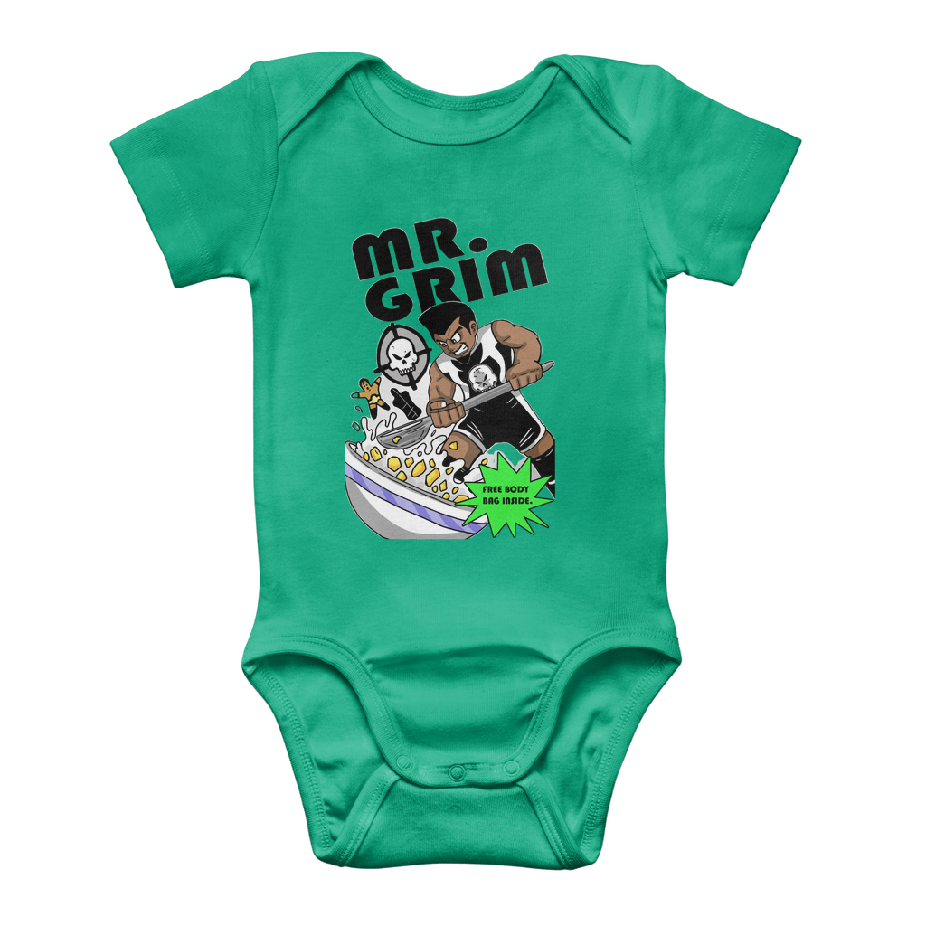 MR. Grim "Special Cereal" (USA) Baby Onesie