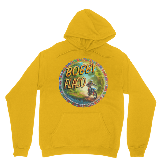 "Bike the World" Bobby Flaco - USaA Pullover Hoodie