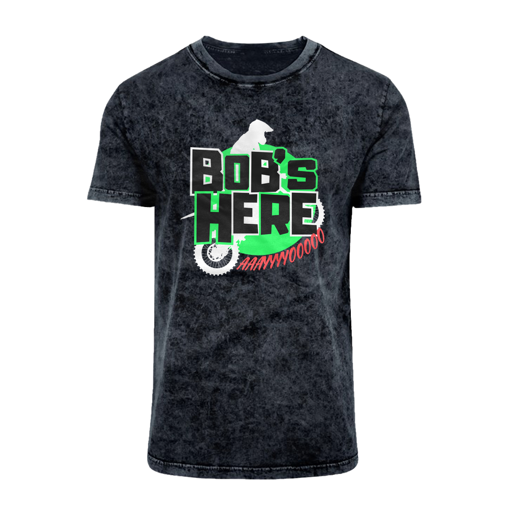 "Bob's Here" Bobby Flaco - USA Acid Washed T-Shirt