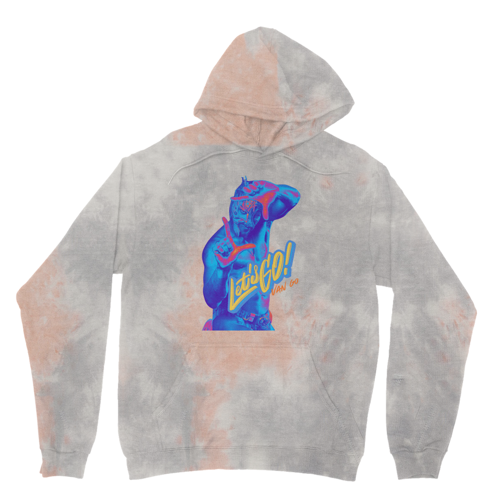 "Let's Go Van Go - Aerial Van Go Tie Dye Hoodie