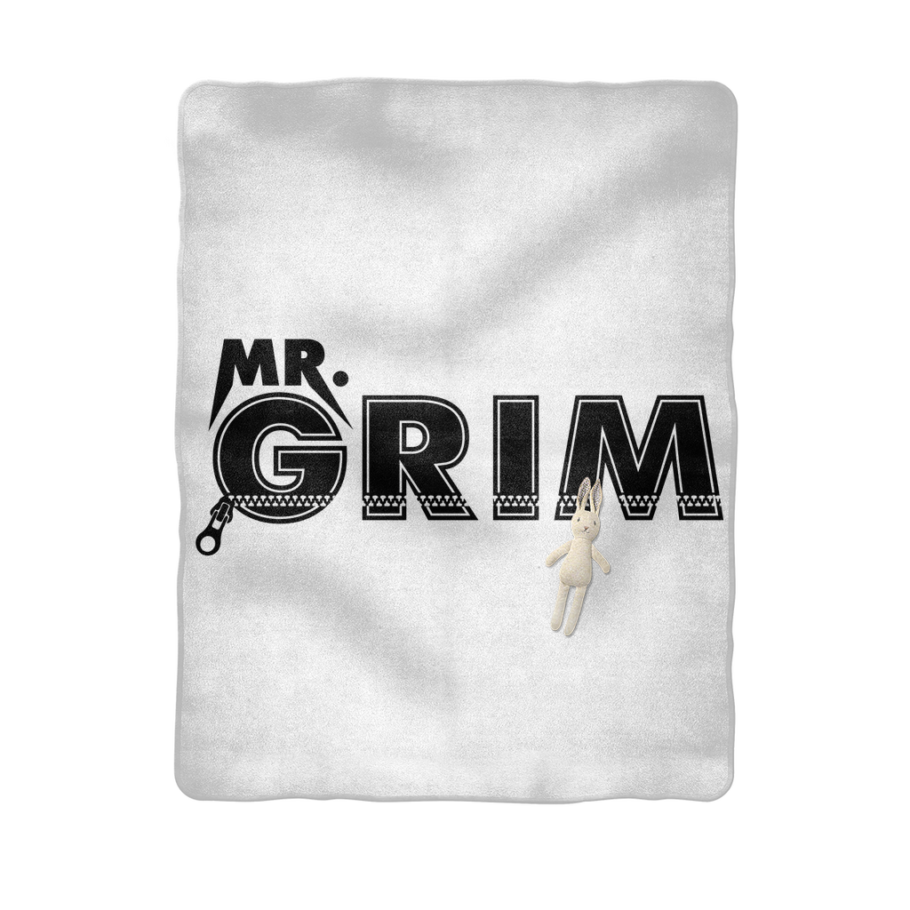 MR. Grim "Zipped Up" Baby Blanket