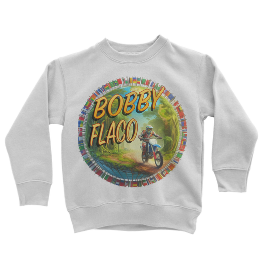 "Bike the World" Bobby Flaco - USaA Youthwear Sweatshirt