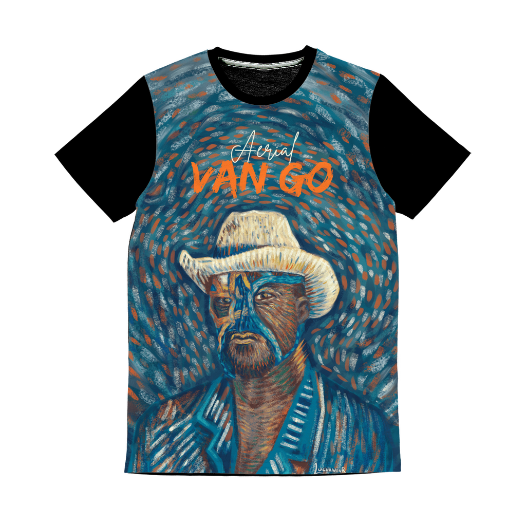 "Self Portrait" - Aerial Van Go (USA) Unisex Panel Tee