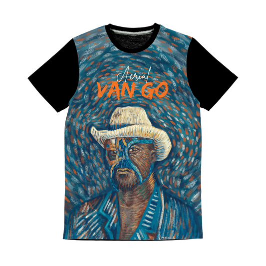 "Self Portrait" - Aerial Van Go (USA) Unisex Panel Tee