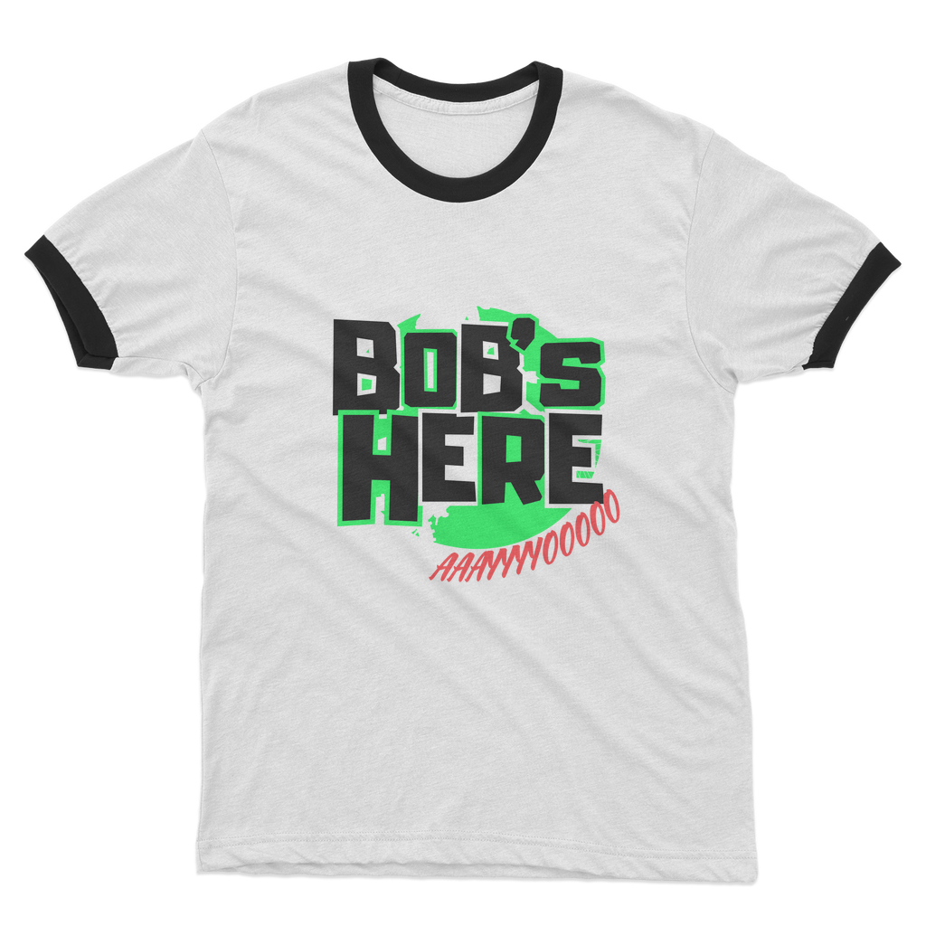 "Bob's Here" Bobby Flaco - USA Ringer Tee