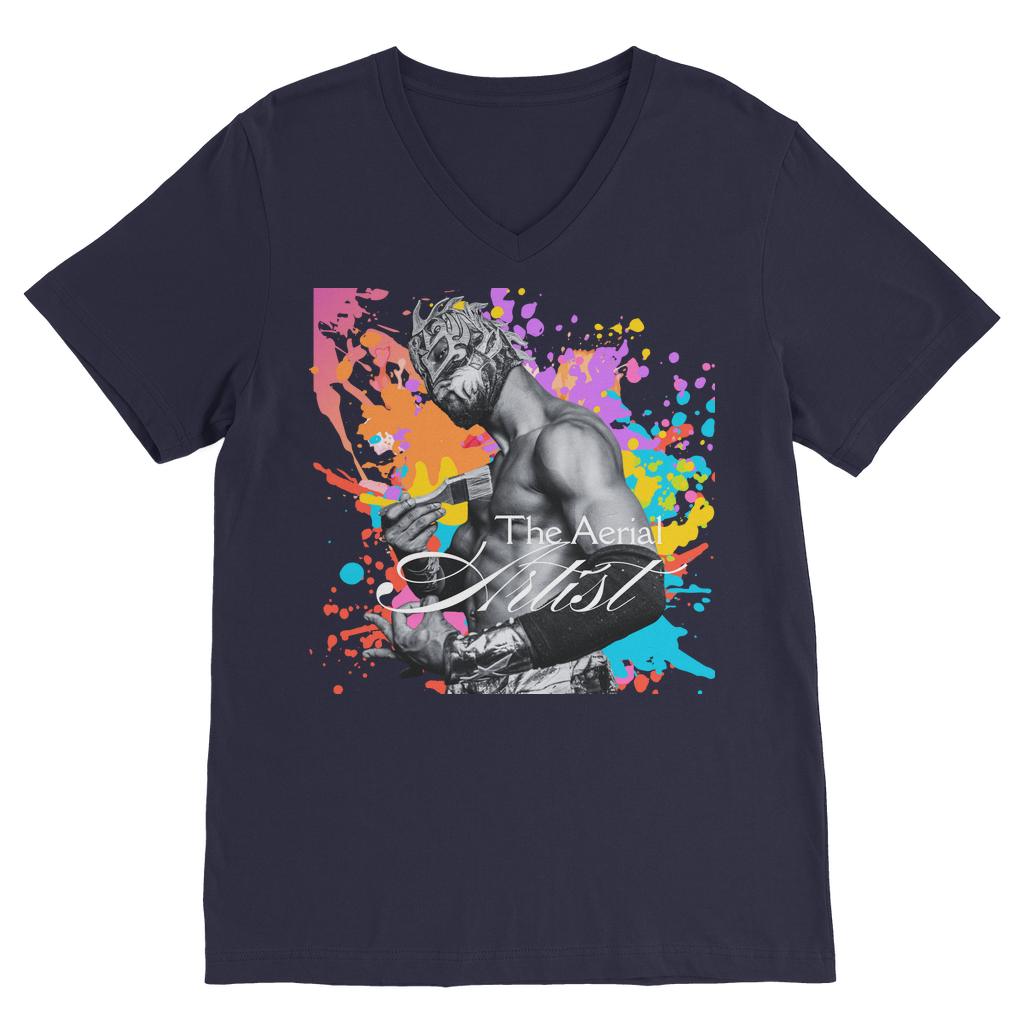 "THE Artist" - Aerial Van Go V Neck Tee