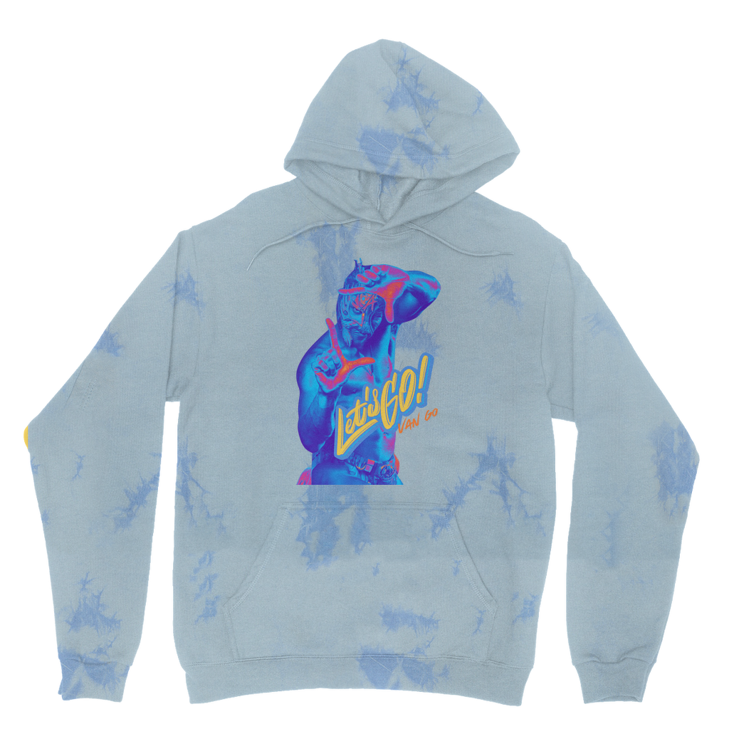 "Let's Go Van Go - Aerial Van Go Tie Dye Hoodie