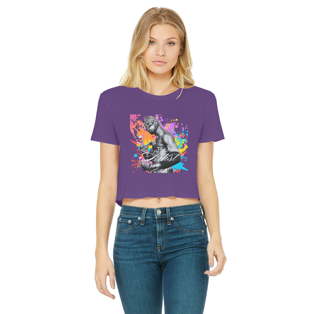 "THE Artist" - Aerial Van Go Women's Wear Crop Top