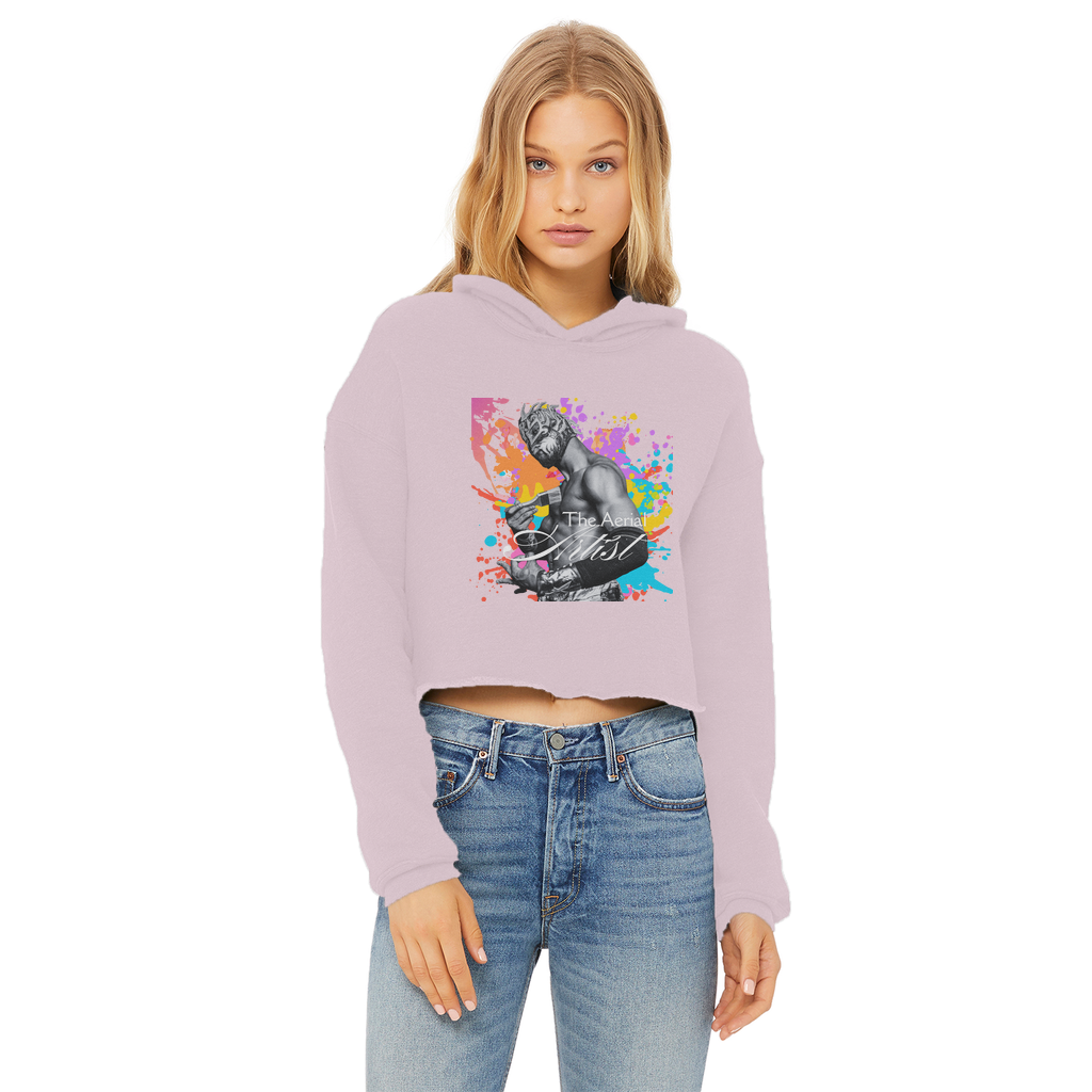 "THE Artist" - Aerial Van Go Women's Wear Crop Top Hoodie