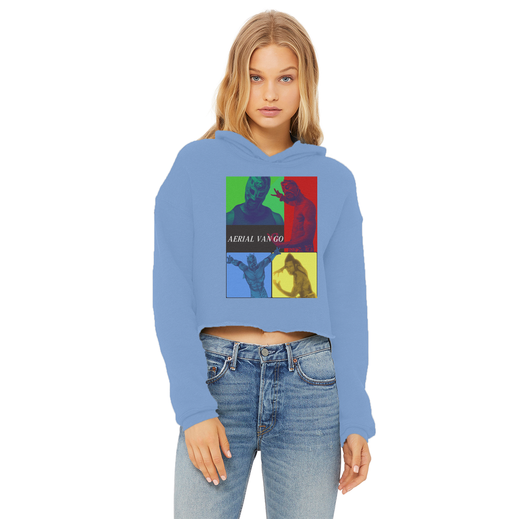 Aerial Van BEBOP Women's Wear Crop Top Hoodie