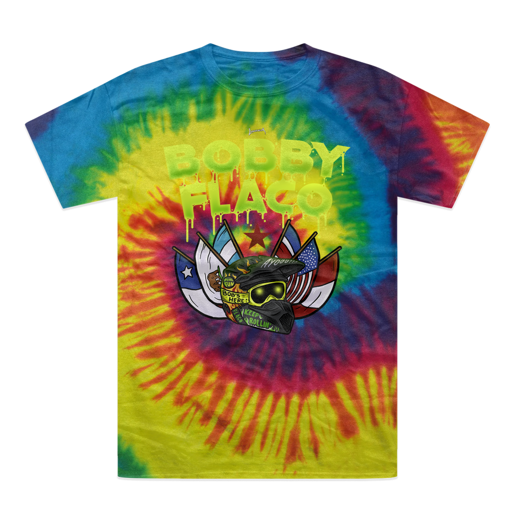 Bobby Flaco (USA) "World Tour" Tie-Dye T-Shirt