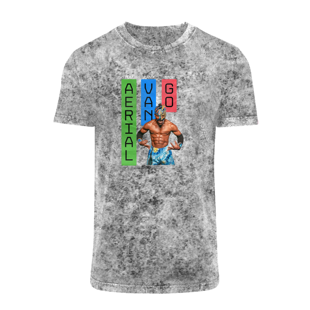 "Bars" -Aerial Van Go" Acid Washed T-Shirt