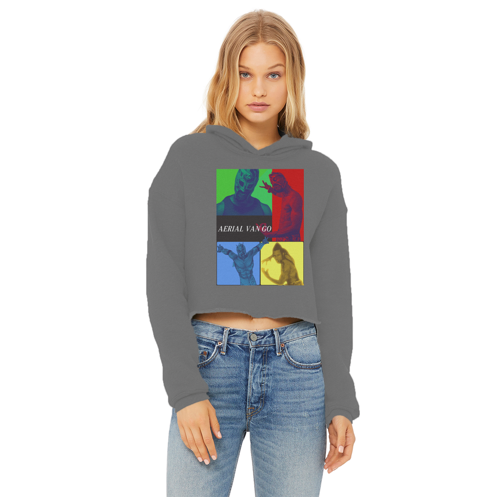 Aerial Van BEBOP Women's Wear Crop Top Hoodie