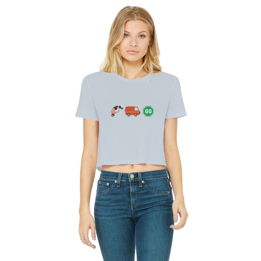 "You Can't Stop" Aerial Van Go - USA Women's Wear Crop Top