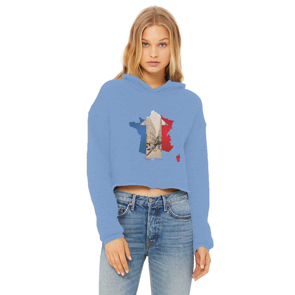 Tour de France Women's Wear Crop Top Hoodie