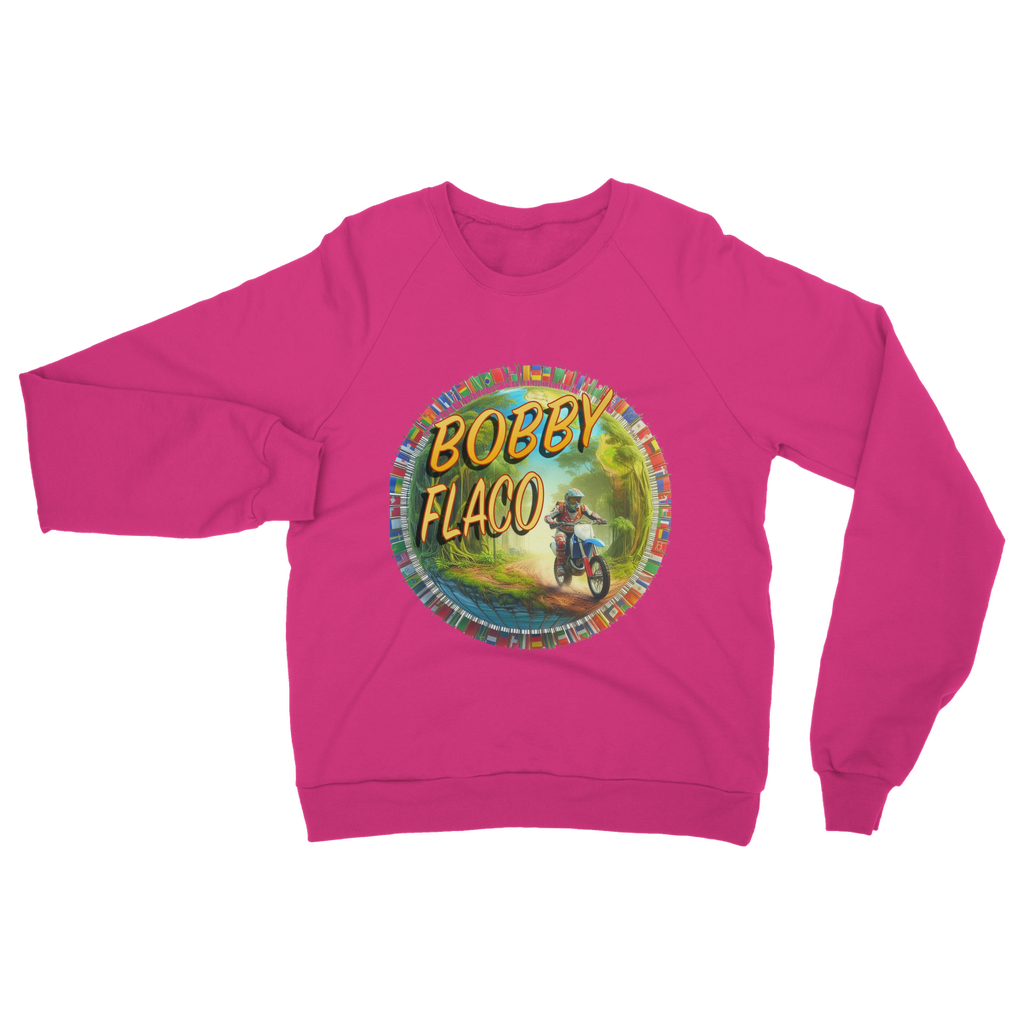 "Bike the World" Bobby Flaco - USaA Unisex Sweatshirt