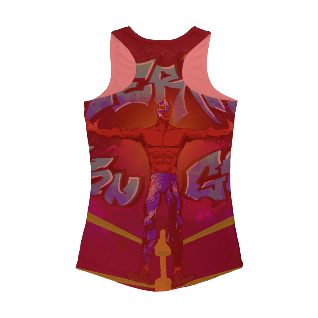 "Art Redeemer" - Aerial Van Go (USA) Women's Activewear Tank Top