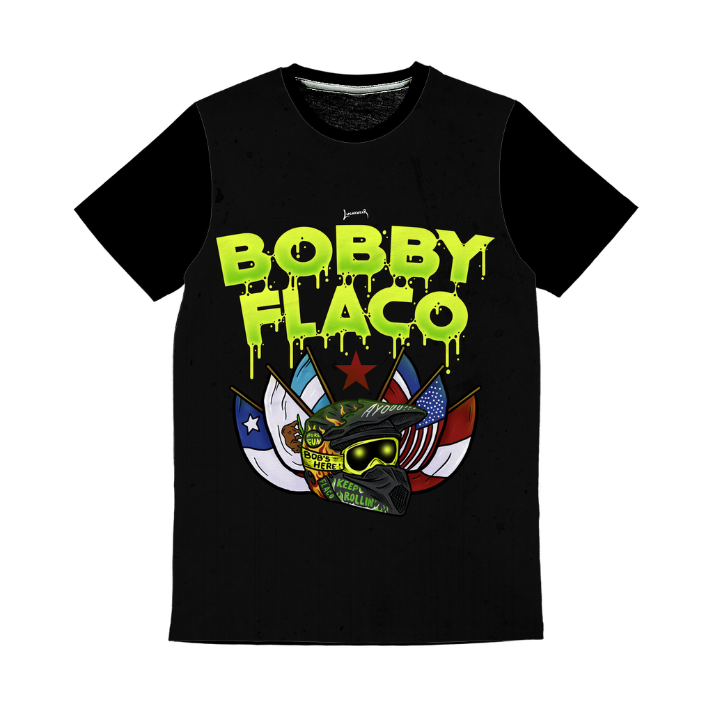 Bobby Flaco (USA) "World Tour" Unisex Panel Tee