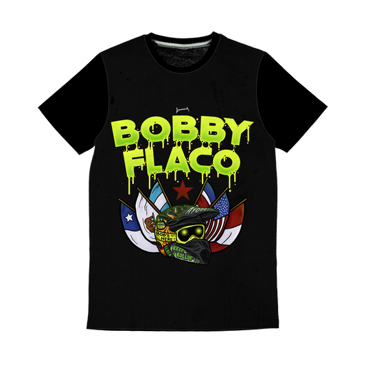 Bobby Flaco (USA) "World Tour" Unisex Panel Tee