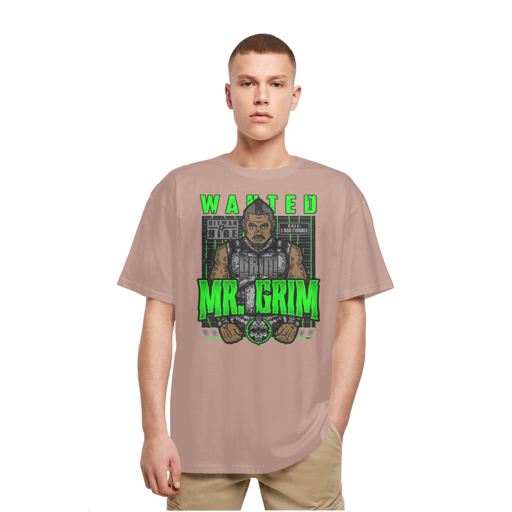 MR. Grim "Wanted" Heavy Oversized T-Shirt