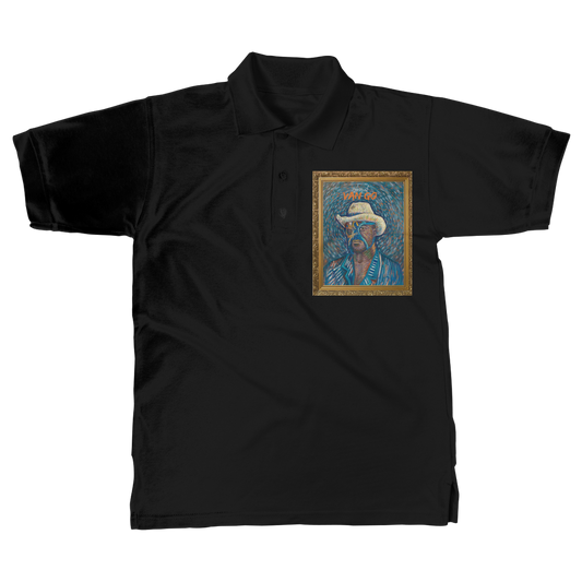 "Self Portrait" - Aerial Van Go (USA) Unisex Adult Polo Shirt