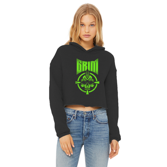 Mr. Grim "Target" Women's Wear Crop Top Hoodie